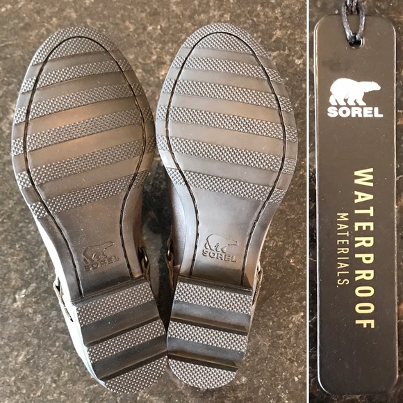 New Sorel Lolla II Strap Stud Shoe, Charocal Grey Ankle Booties, Gray Short Boot - Picture 15 of 16